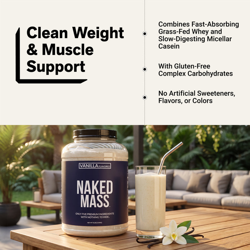 Vanilla Mass Gainer Protein Supplement - Vanilla