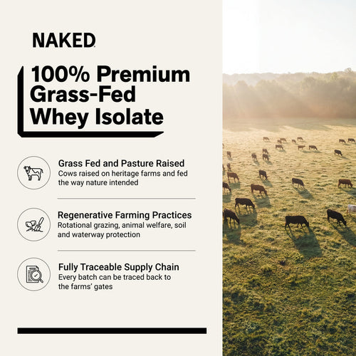 Chocolate Grass-Fed Whey Isolate Protein Powder - Chocolate