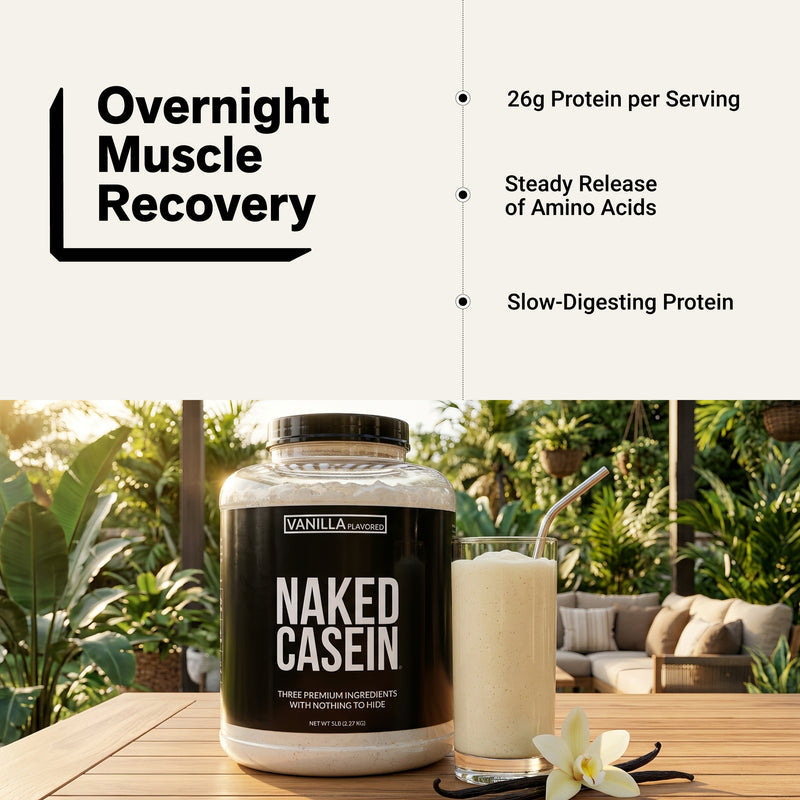 Vanilla Casein Protein Powder - Vanilla