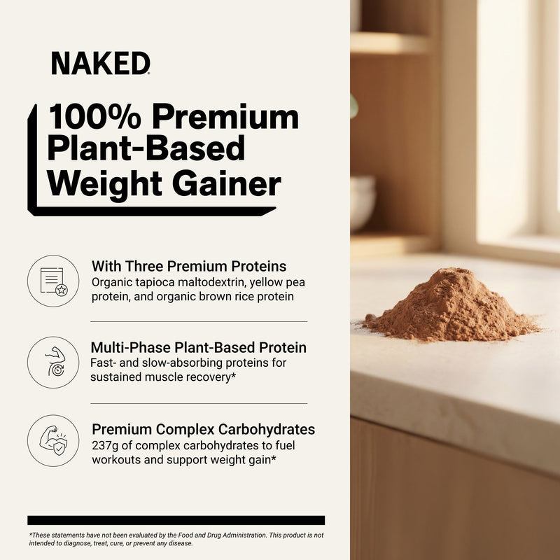 Chocolate Vegan Mass Gainer Supplement - Chocolate (Vegan)
